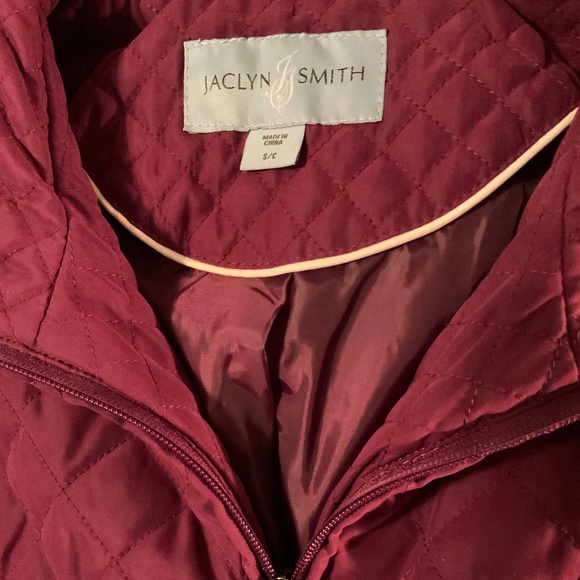 Womens Casual Quilted Jacket, Sz - Small, Purple Grape - Picture 4 of 4